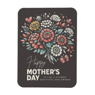 Flower Bouquet for Mother's Day Magnet