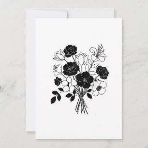 Flower bouquet Holiday Card