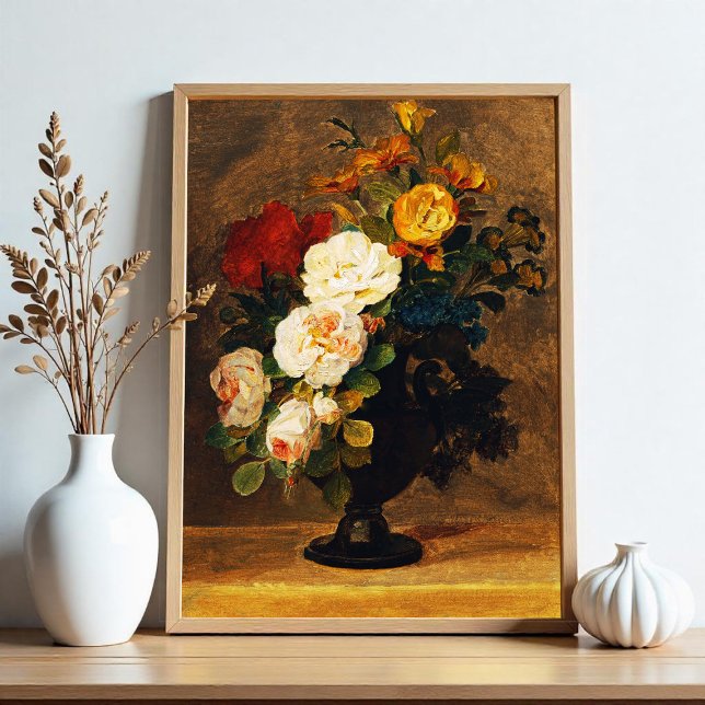 Flower Bouquet in antique vase Photo Print (Creator Uploaded)