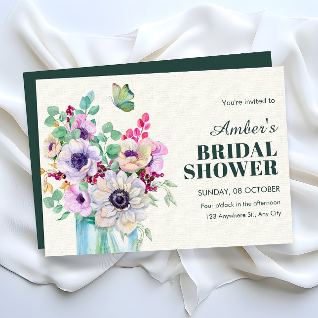 Flower bouquet invitation (Creator Uploaded)