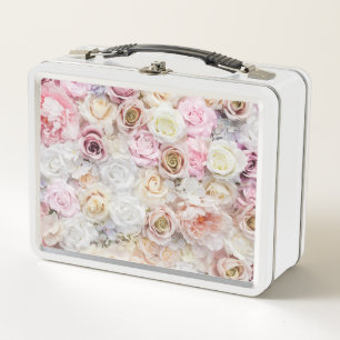 Flower Bouquet  Metal Lunch Box