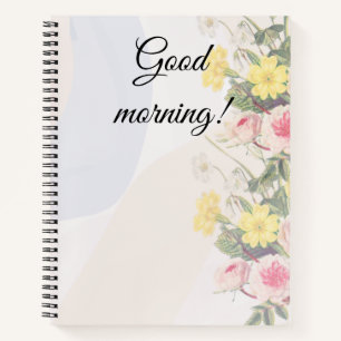 flower bouquet notebook