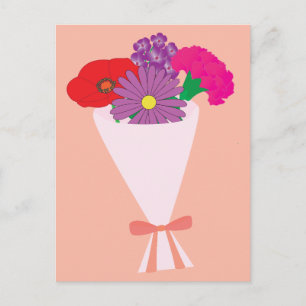 Flower Bouquet Postcard