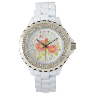 Flower Bouquet Rose e-Watch Watch