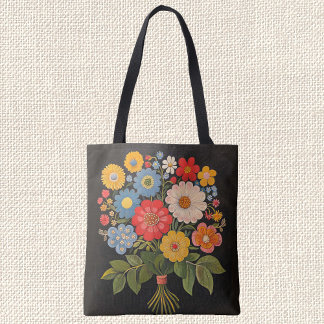 Flower Bouquet Tote Bag