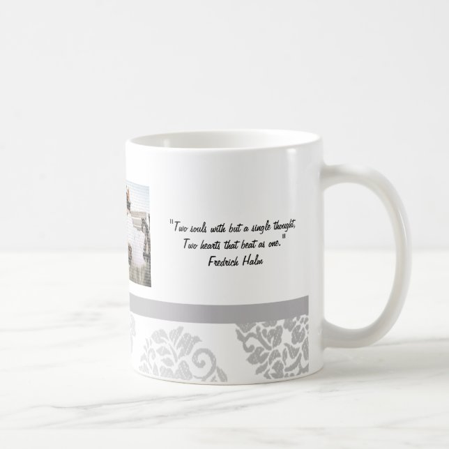 Flower Bouquet Wedding Mugs (Right)
