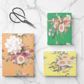 Flower Bouquet Wrapping Paper 