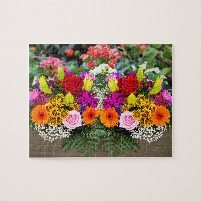 Flower Box Floral Jigsaw Puzzle (Horizontal)