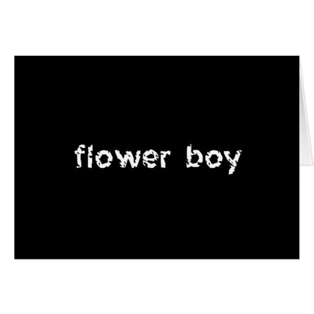 Flower Boy (Front Horizontal)