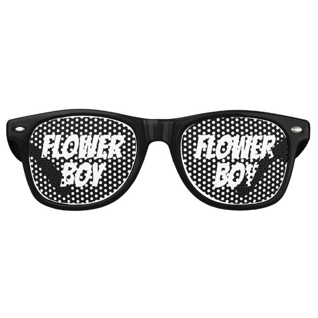 Flower Boy  Retro Sunglasses (Front)