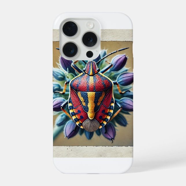 Flower Bug 300724IREF221 - Watercolor iPhone Case (Back)