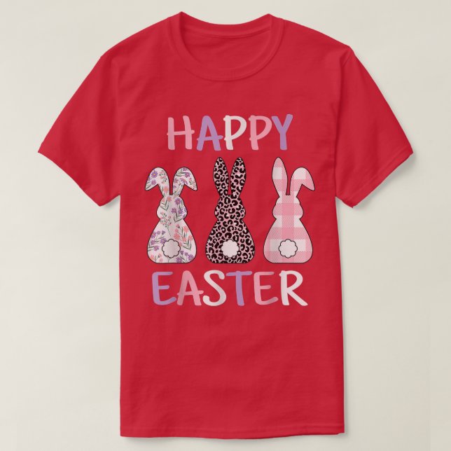Flower Bunny Rabbit  T-Shirt (Design Front)