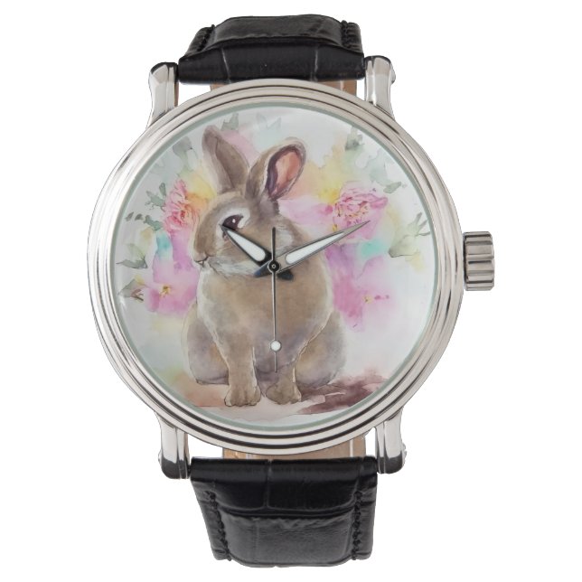 Flower Bunny Watch (Front)