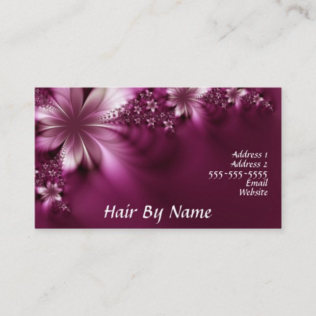 Flower Business card (Front)