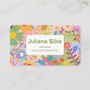 Flower business card