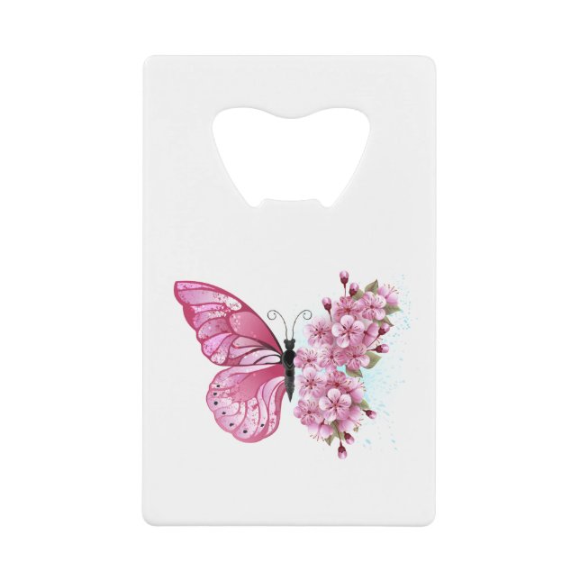 Flower Butterfly with Pink Sakura (Front)