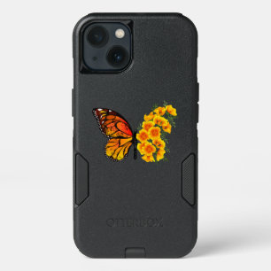 Flower Butterfly with Yellow California Poppy