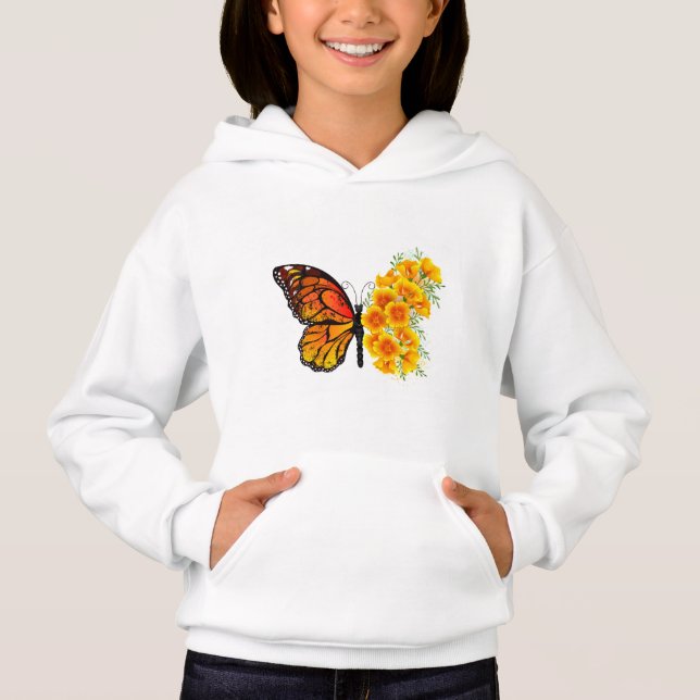 Flower Butterfly with Yellow California Poppy (Front)