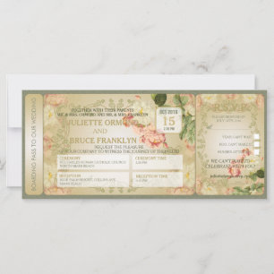 Flower Cards - Wedding Invitation Card