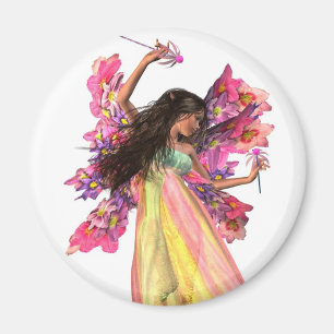 Flower Carnival Fairy Magnet