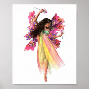 Flower Carnival Fairy Poster