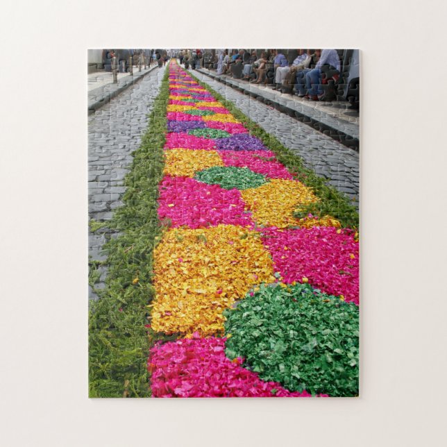 Flower carpet jigsaw puzzle (Vertical)