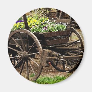 Flower Cart Magnet
