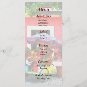 Flower Cart San Juan Wedding Menu