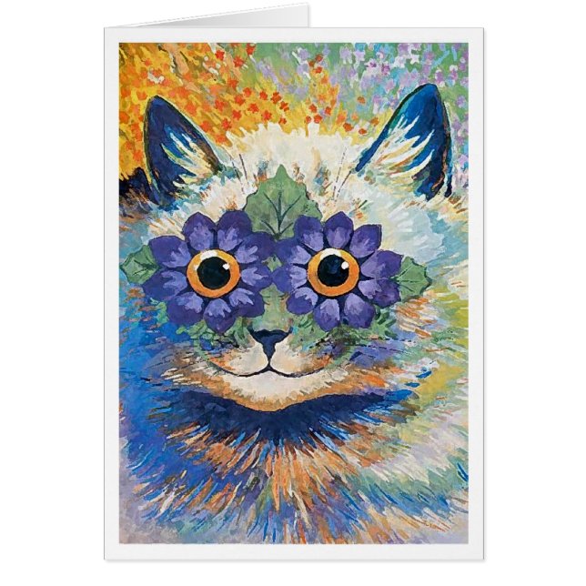 Flower Cat by Louis Wain (Front)