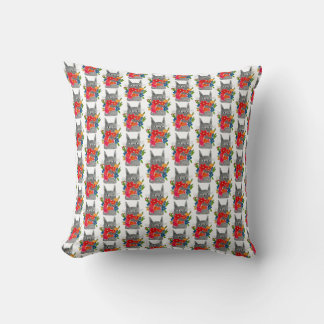 Flower cat cushion