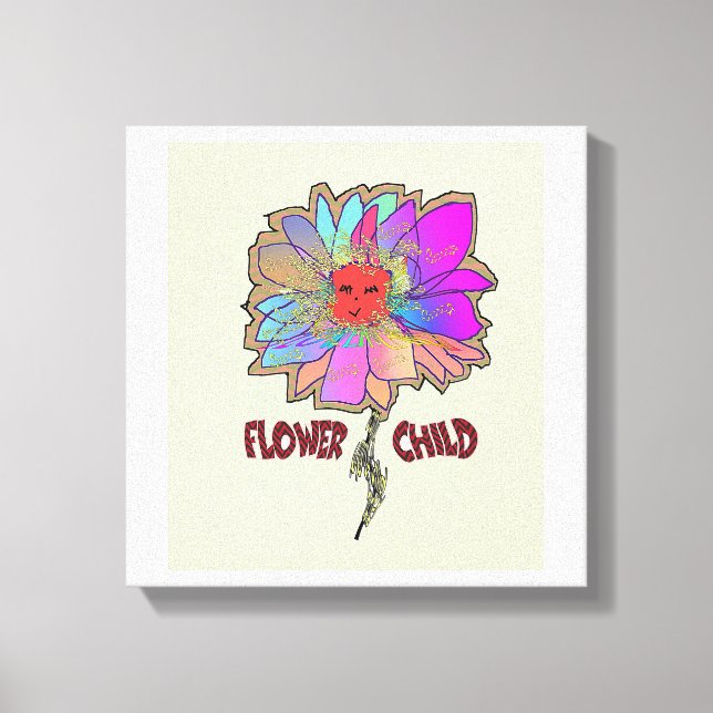 Flower Child Canvas Print (Front)