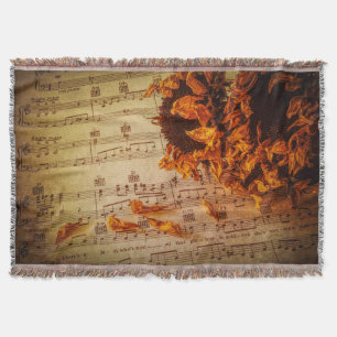 Flower Child Forever Throw Blanket