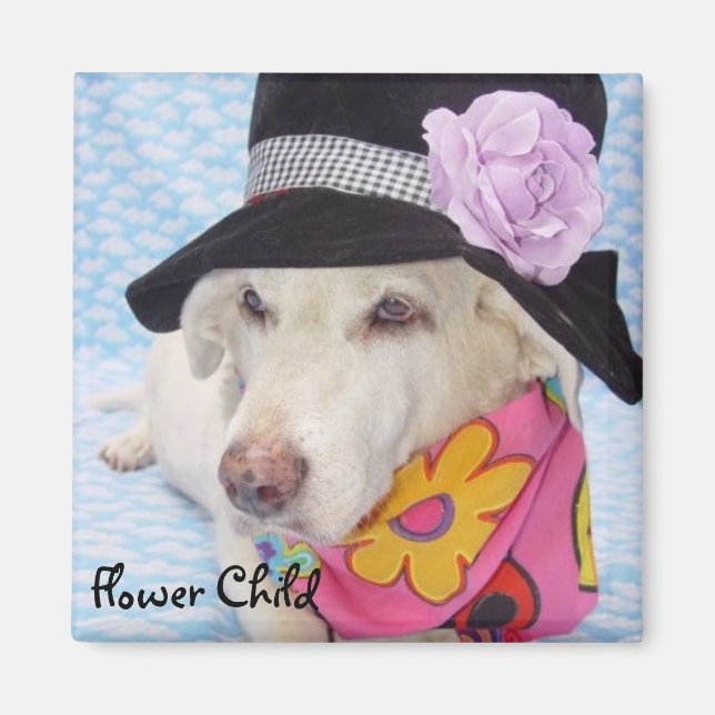 Flower Child Myrtie Magnet (Front)