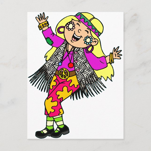 Flower Child Postcard (Front)