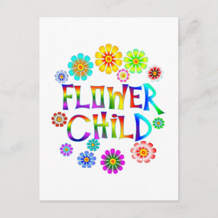 FLOWER CHILD POSTCARD