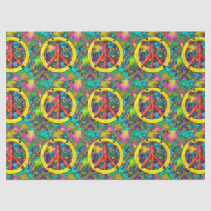 Flower Child Psychedelic Mixed Media Tissue Paper