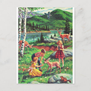 Flower Children Postcard