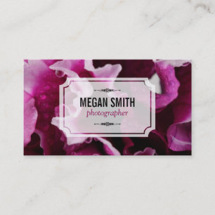 Flower Close up Business Card