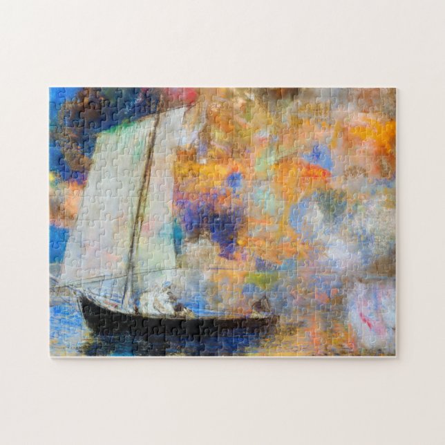 Flower Clouds, Redon Jigsaw Puzzle (Horizontal)