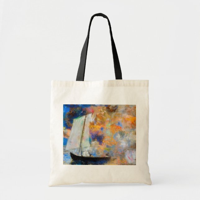 Flower Clouds, Redon Tote Bag (Front)