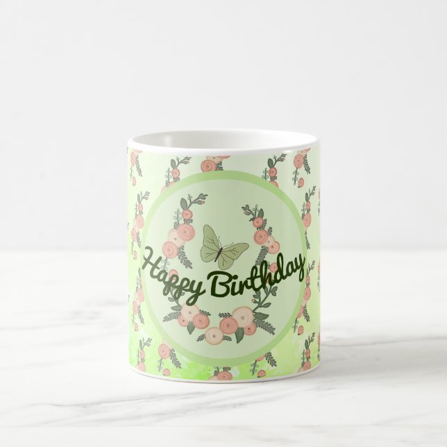 flower coffee mug (Center)