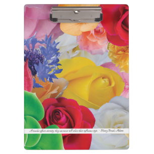 Flower Collage, for teachers - Clipboard