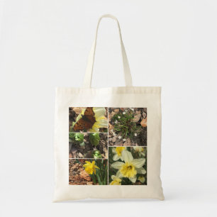 FLOWER COLLAGE TOTE BAG