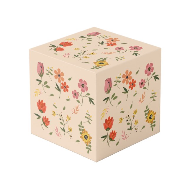 flower collection  cube (Front Angled)
