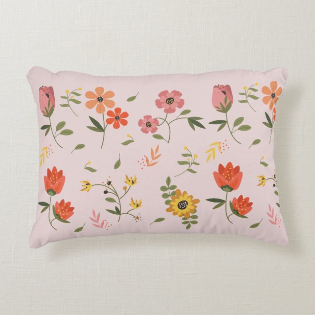 flower collection  decorative cushion (Front)