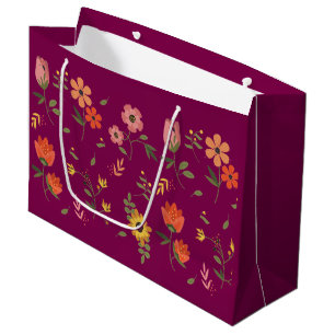 flower collection large gift bag
