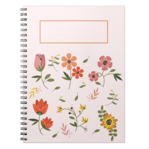 flower collection notebook