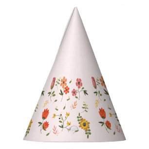 flower collection  party hat