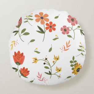 flower collection  round cushion