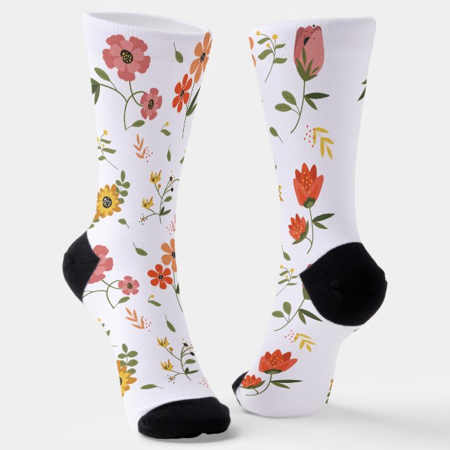 flower collection  socks (Angled)